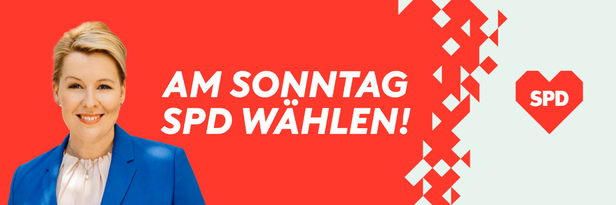 Am Sonntag SPD wählen
